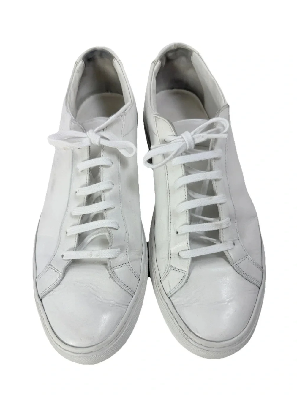 Common Projects White Leather Low-Top Sneakers